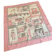 Handmade Baby Crib Quilt Blanket Applique Pink Brown Girl Toys Puppy Turtle
