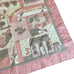 Handmade Baby Crib Quilt Blanket Applique Pink Brown Girl Toys Puppy Turtle