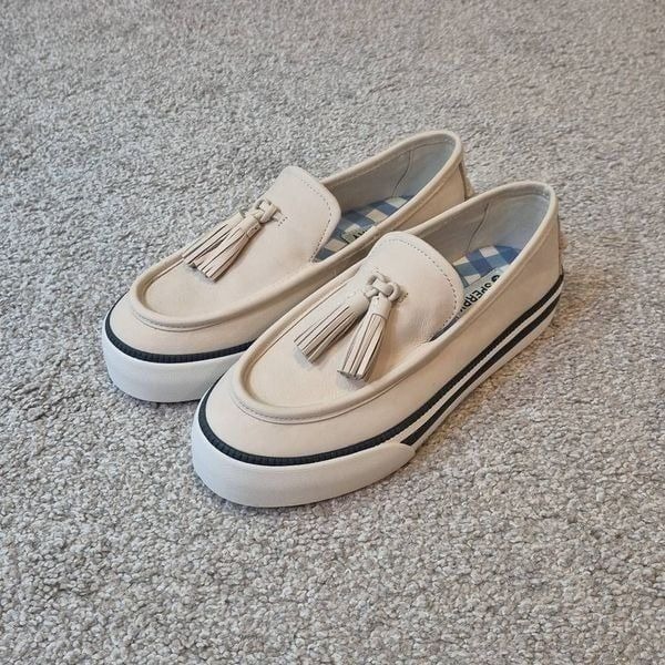 Sperry Sea Sailor Platform Sneaker Loafer Slip-On Size 9