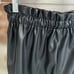 She & Sky Black Faux Leather Paperbag Cropped Pants M