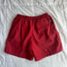 vintage 90s y2k 2000s tommy hilfiger red swim trunks shorts size large