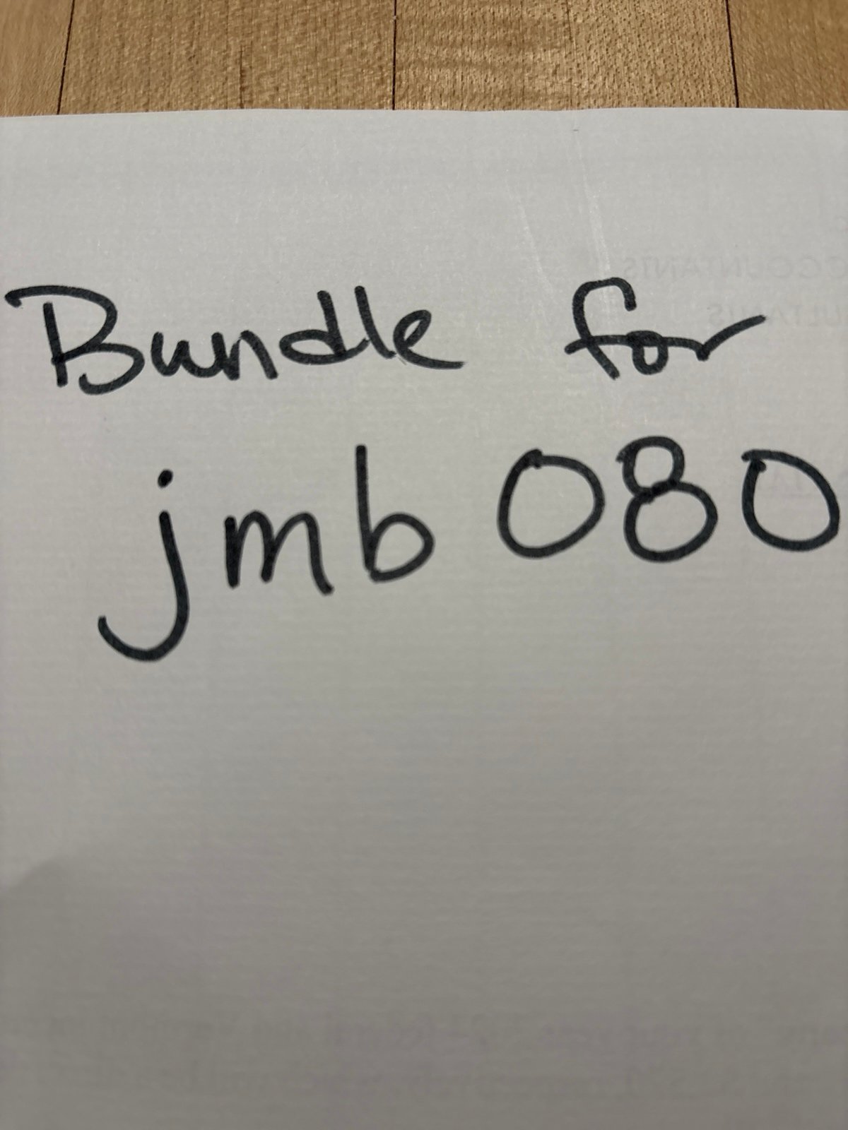 Reserved Bundle for jmb080