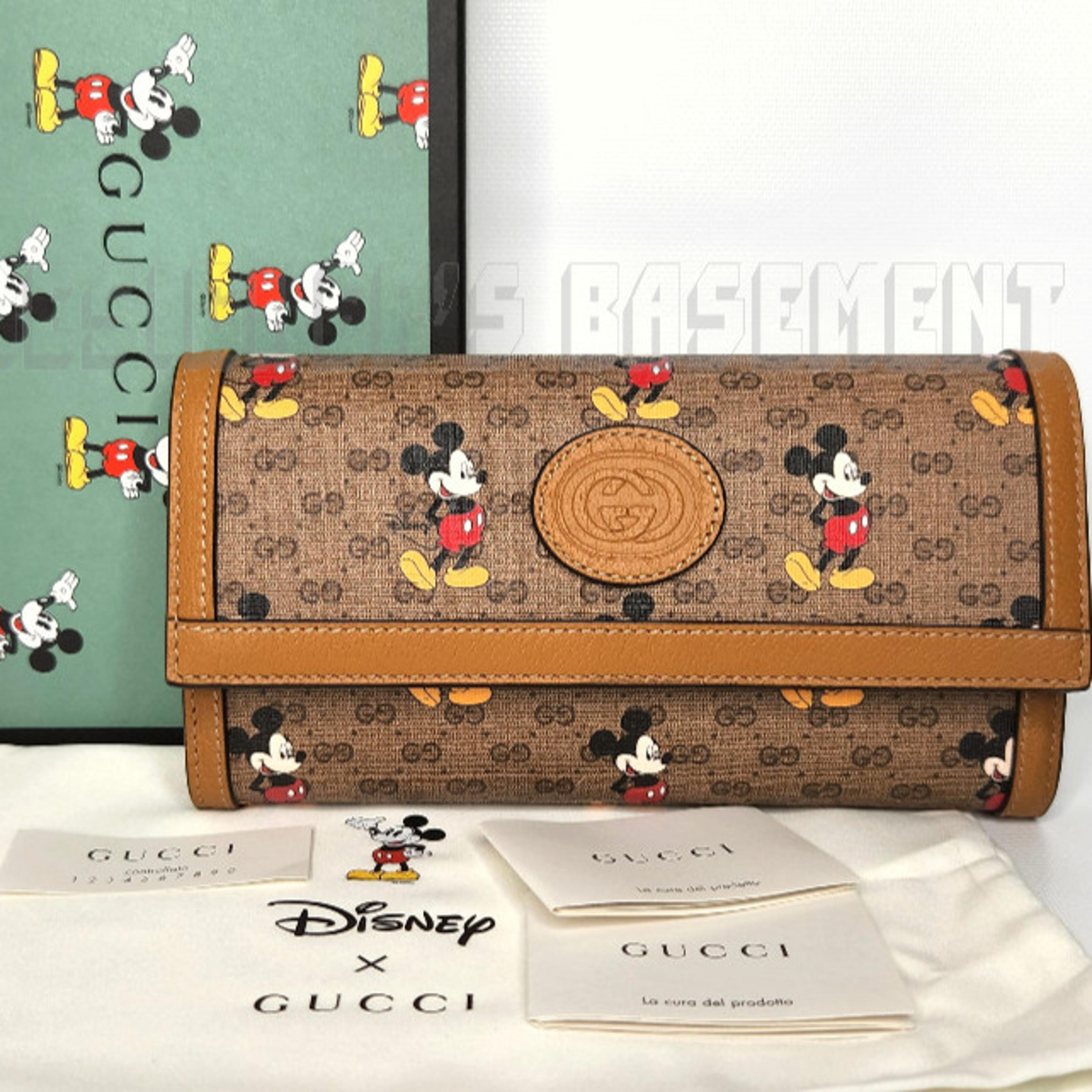 Gucci wallet mickey mouse Clearance