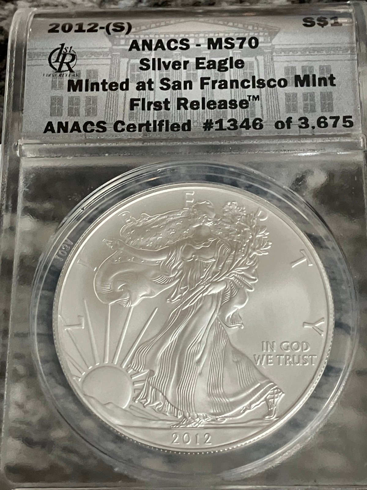 2012-S Silver Eagle