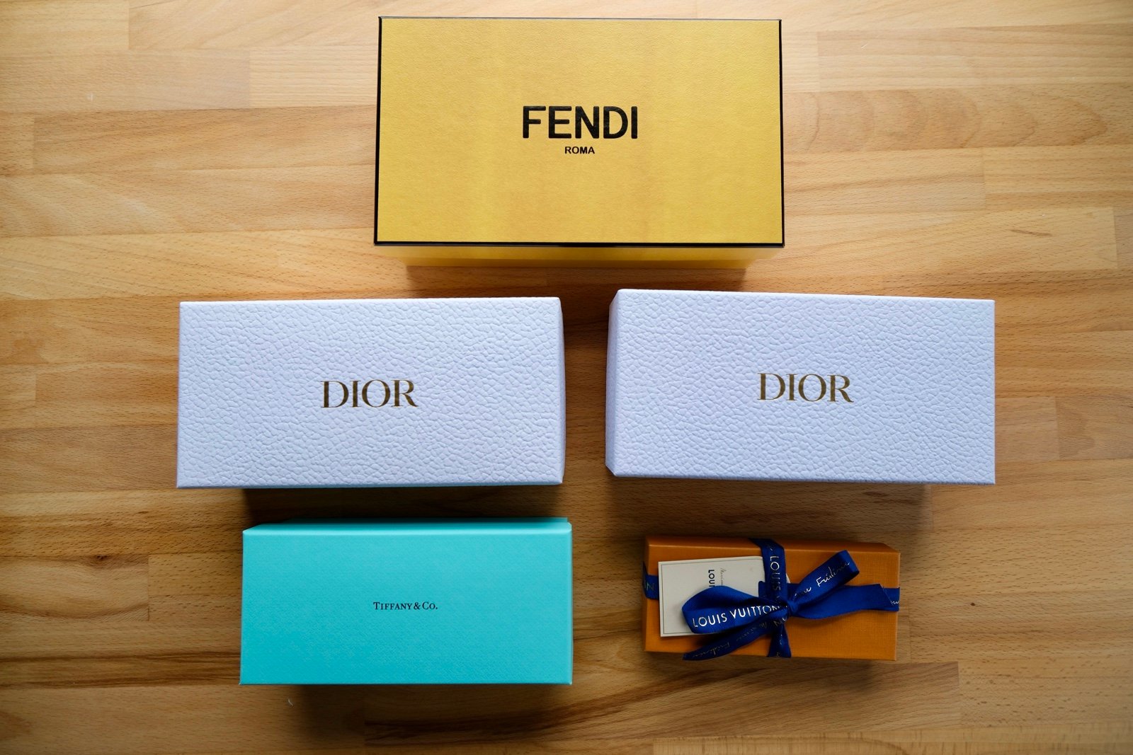 Set of luxury boxes