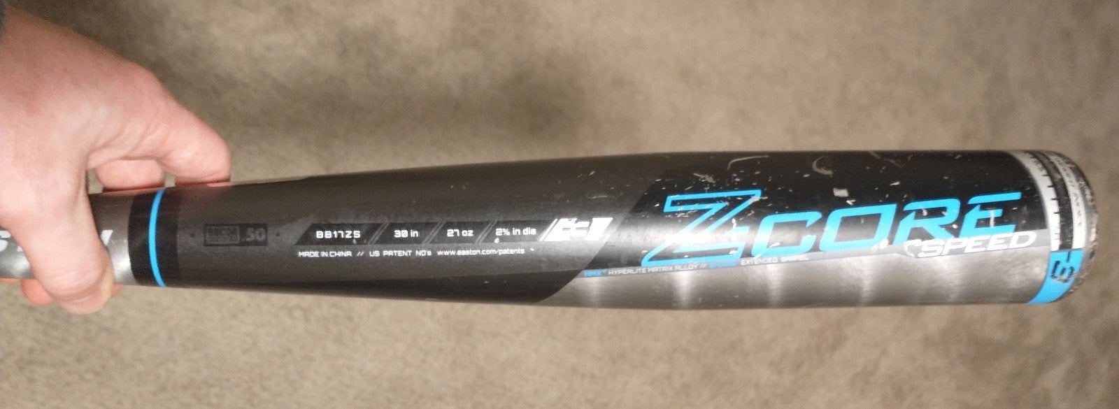 Used Easton Zcore Speed BBCOR Baseball Bat
