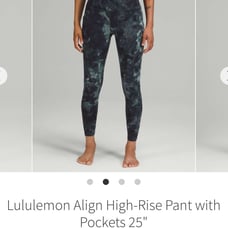 NWT Lululemon Align High-Rise Pant with Pockets 25 Size 2