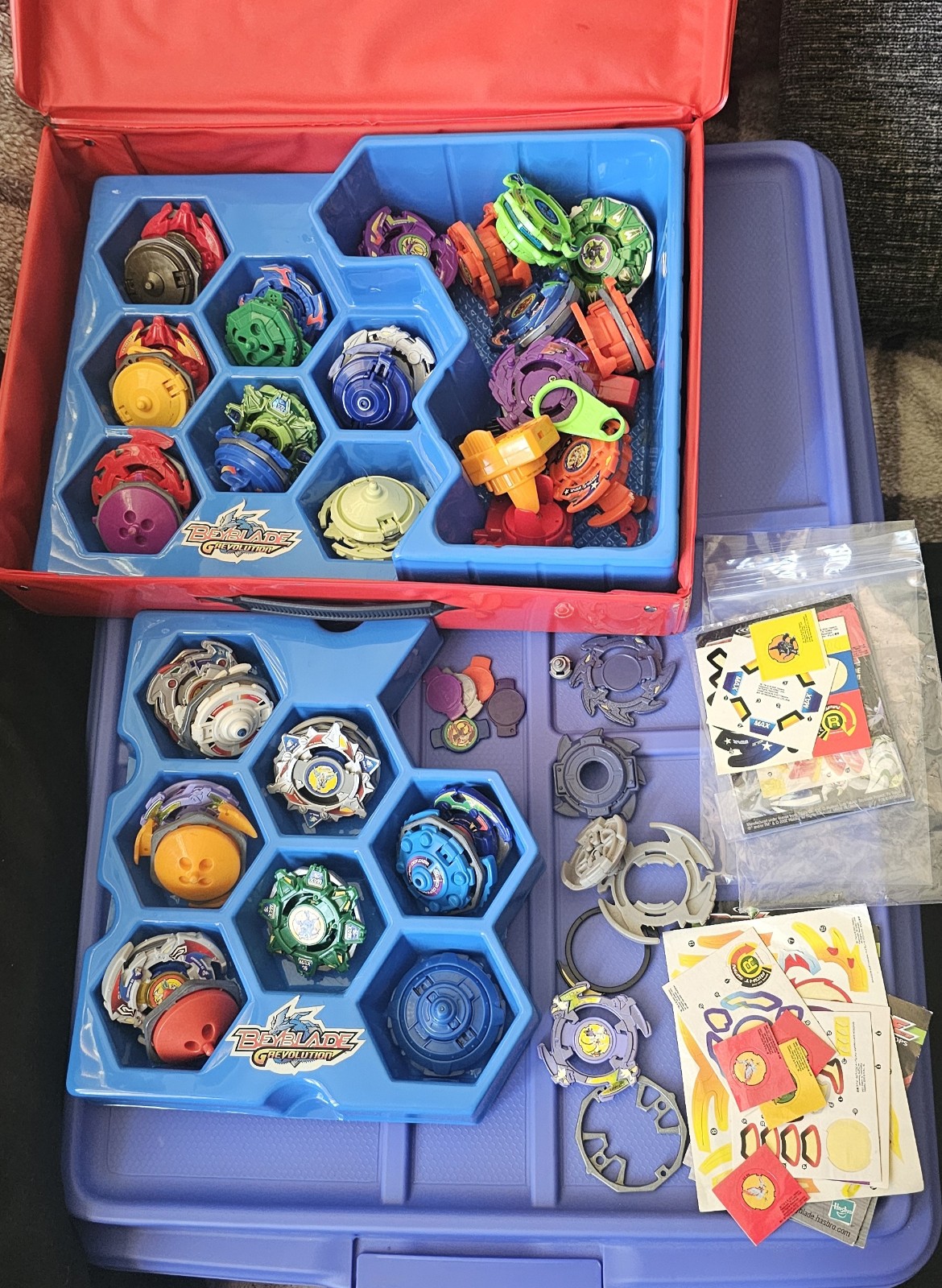 Beyblade plastic lot