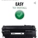 Premium Ink&Toner | Re-Manufactured Toner Cartridge Replacement for Q5949A(Unive
