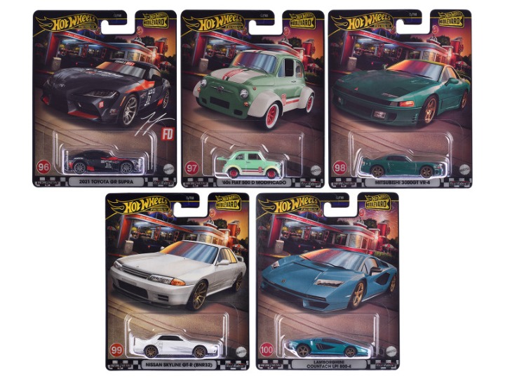 Boulevard 96-100 5 piece Set Premium 2024 Series Diecast Model Cars