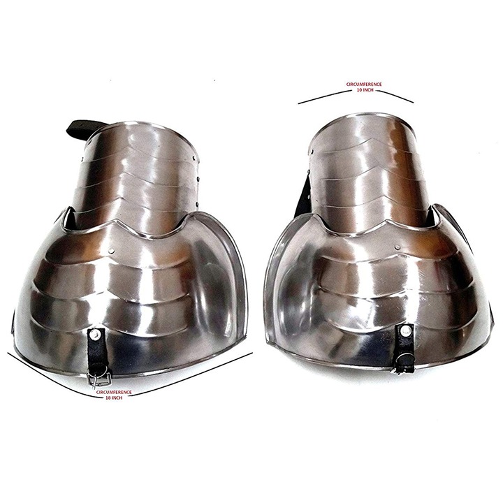 Spaulder Armor Set, One Size Fits All, Chrome