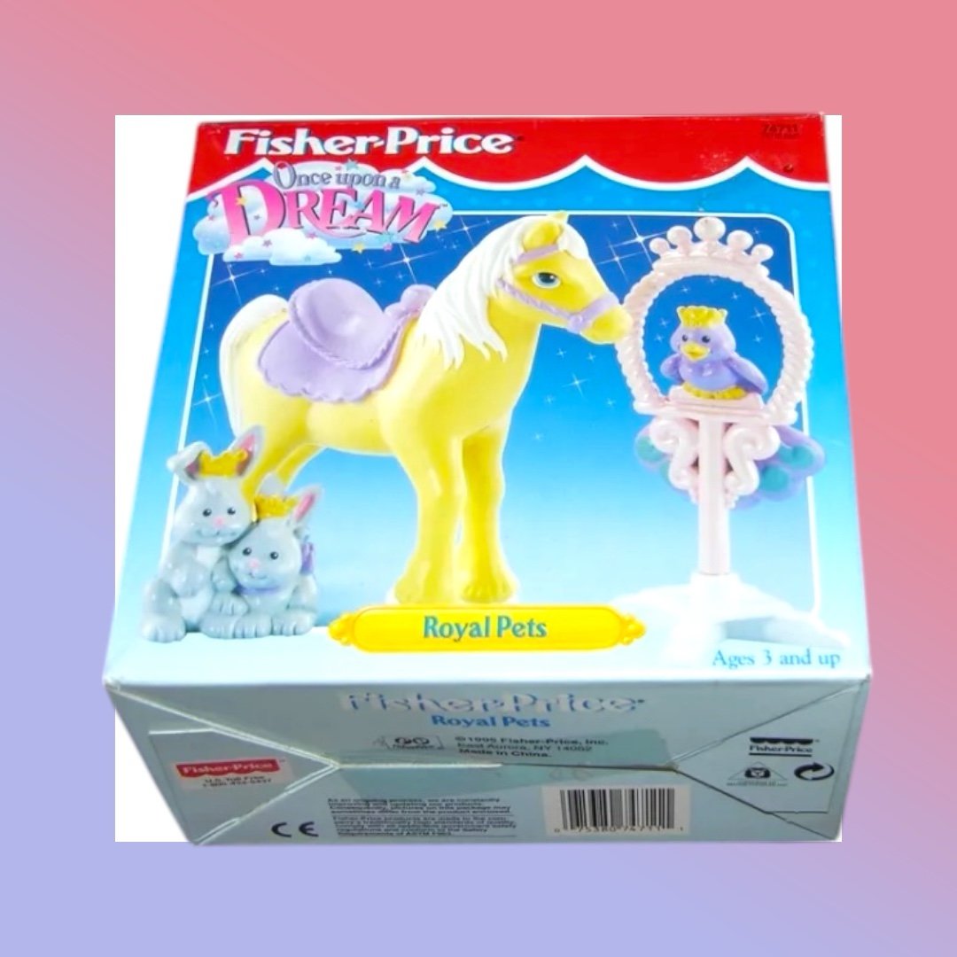Vintage Fisher Price Once Upon A Dream Royal Pets NEW Original Box 74711 - 1995