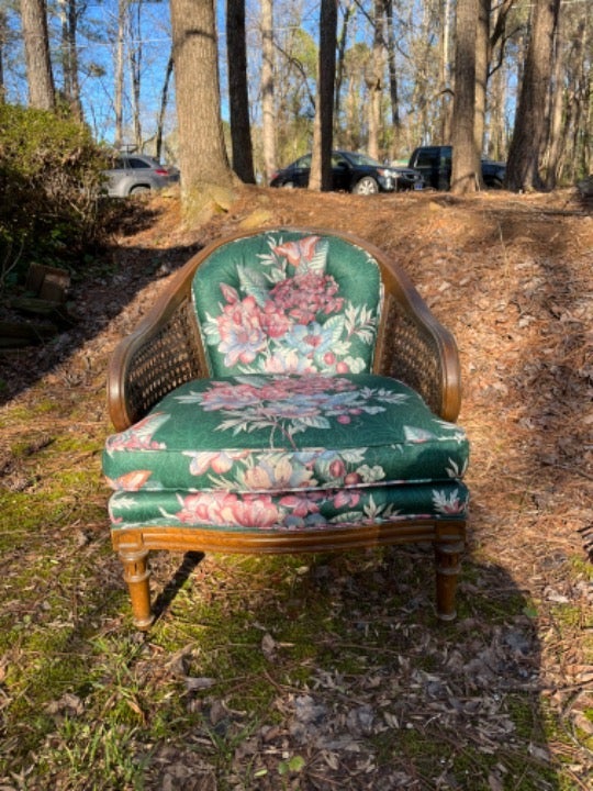 Patterned Cane Chair