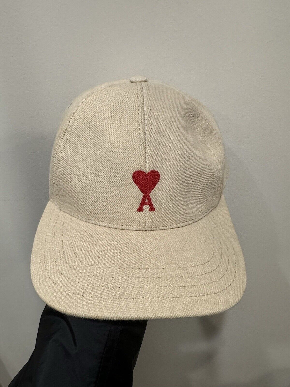 AMI Red Adc Cotton-Twill Cap | Coggles
