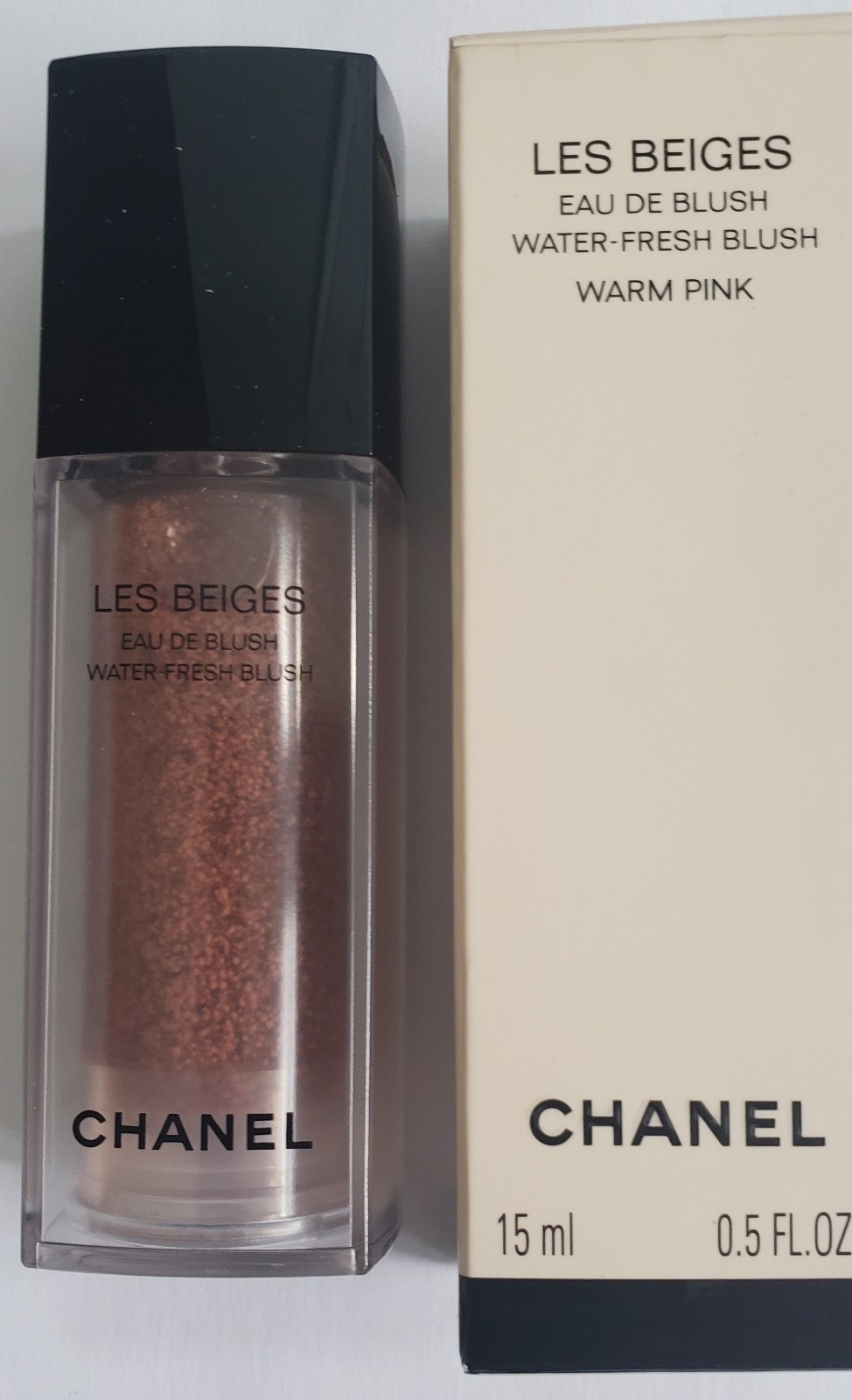 Les Beiges, eau de blush, water fresh blush, Warm Pink, 15ml(0.5oz),France.