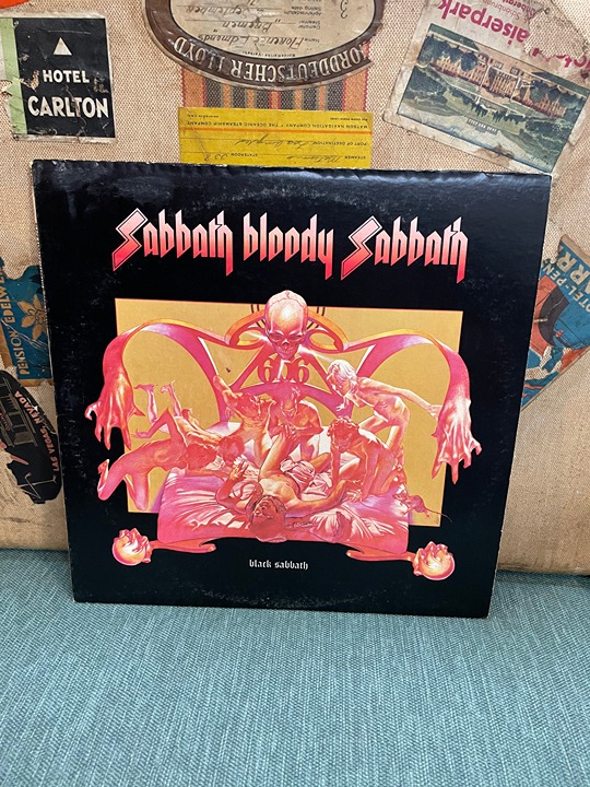 Sabbath Bloody Sabbath vintage vinyl record hard rock VG black sabbath retro