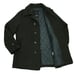 VAN Jacket Quilted Cross-Stitch Finish Half Coat Green M