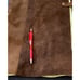 Custom Handmade Vintage Brown Soft Leather Brown Vest L Snap Button MCM 960A