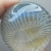 Vintage Eickholt Art Glass Iridescent Swirl Pattern Paperweight 1993