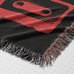 Cassette Tape Woven Blanket Throw Tapestry 80s retro music musician gift bedding