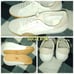 DOLCE VITA White Zina Distressed Sneakers - 8.5