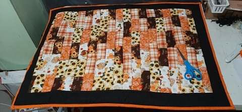 Homemade baby quilt