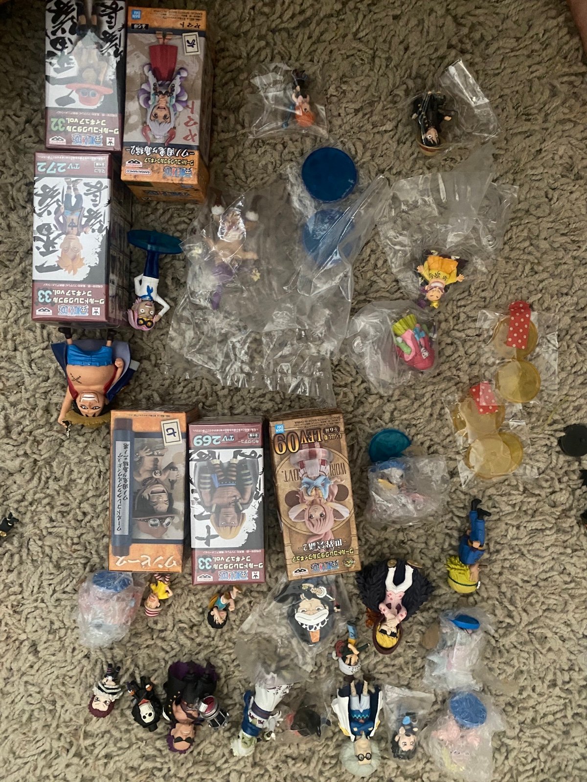 One Piece Wcf World Collectable Figure Lot