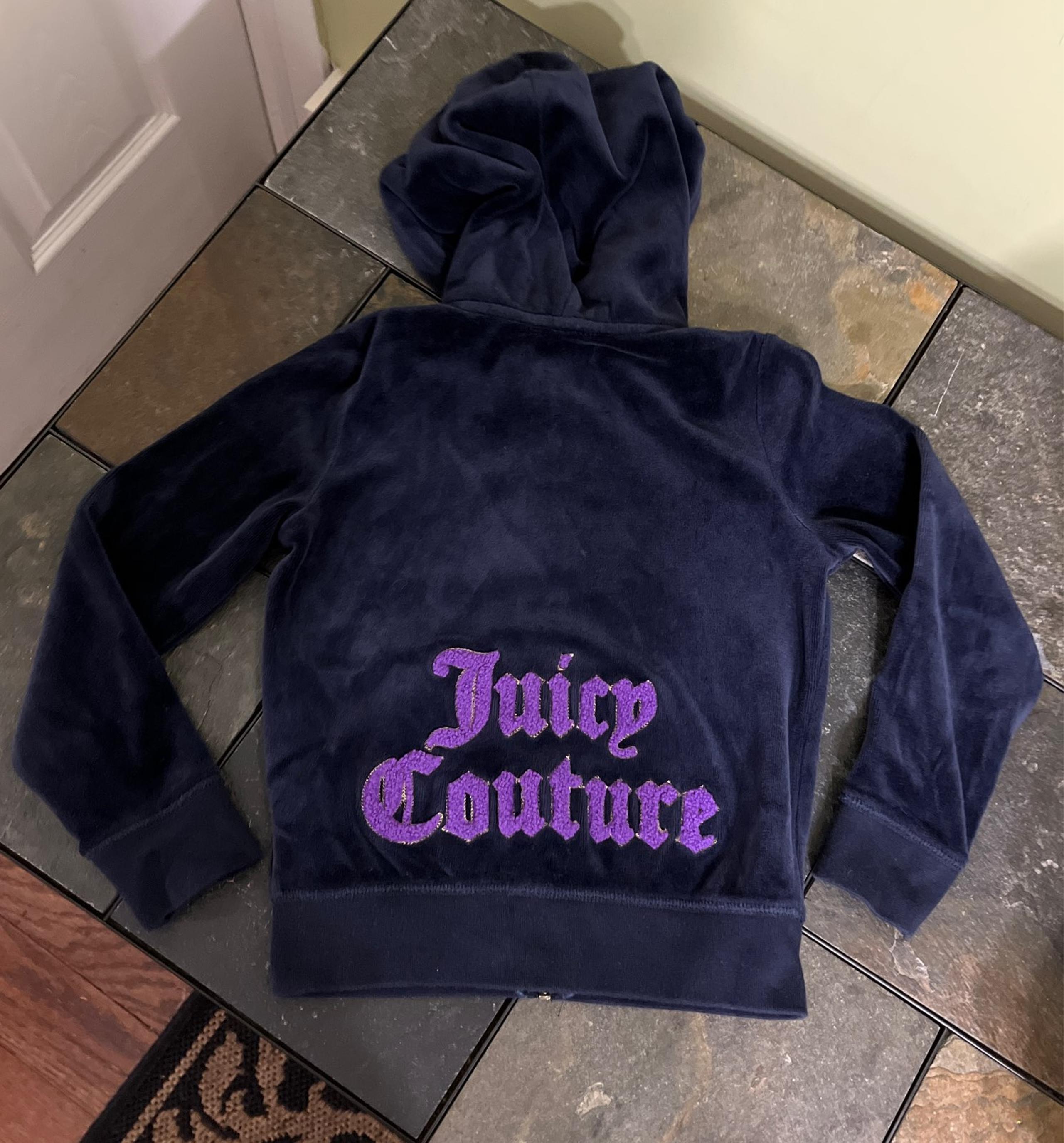 Juicy Couture velour hoodie (size 4/5)