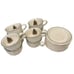 Pfaltzgraff Holiday Christmas Tree Cups & Saucers Set