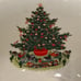 Pfaltzgraff Holiday Christmas Tree Cups & Saucers Set