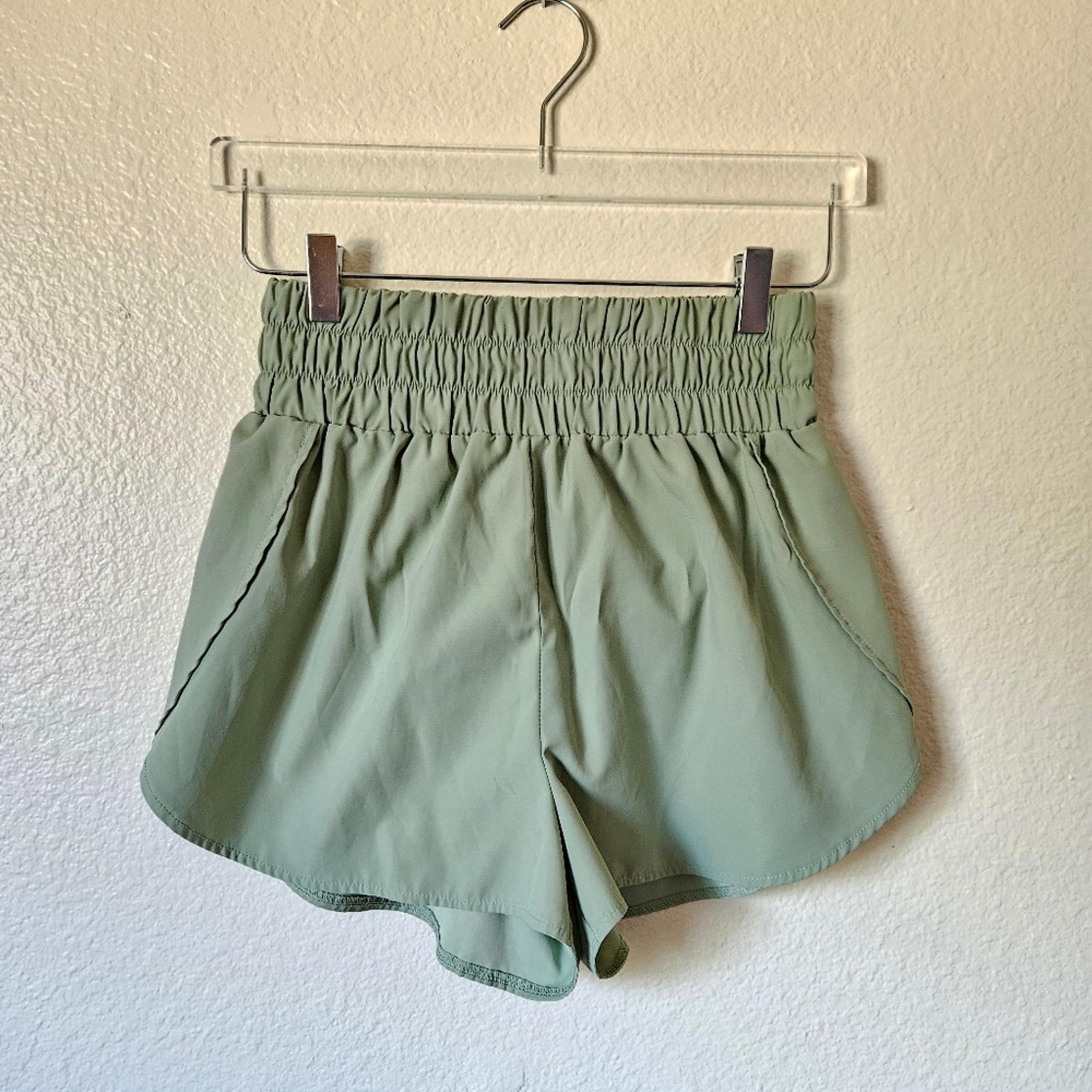 Shein High Waisted Active Shorts Mint Medium