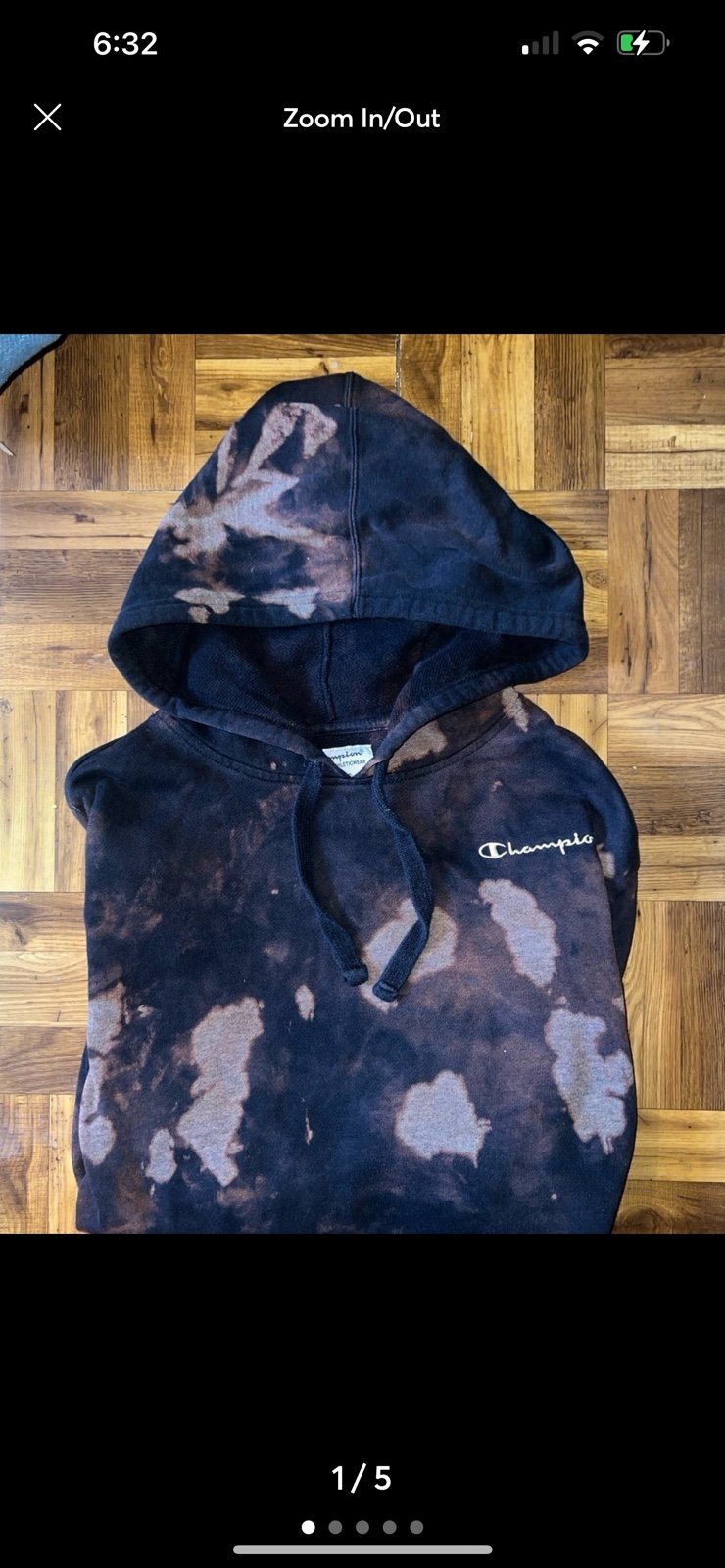 Champion Tie dye Hoodie, Men’s Size LG