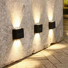 3pcs Staaricc Solar Waterproof Wall Light