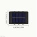 3pcs Staaricc Solar Waterproof Wall Light