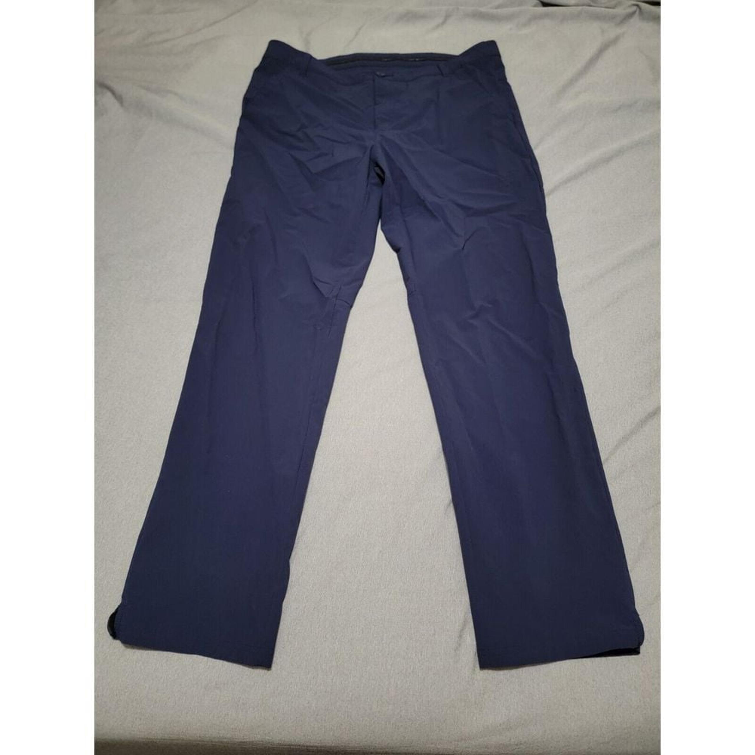 Oakley Take Pro Pant 3.0 Mens 38x33 Navy Blue Regular Fit Stretch Golf Pant