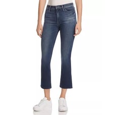 MOTHER The Insider Crop Jeans in Repeating Love Size 25