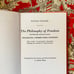 The Philosophy of Freedom — Rudolf Steiner — 1978 Hc — Occult / Metaphysical