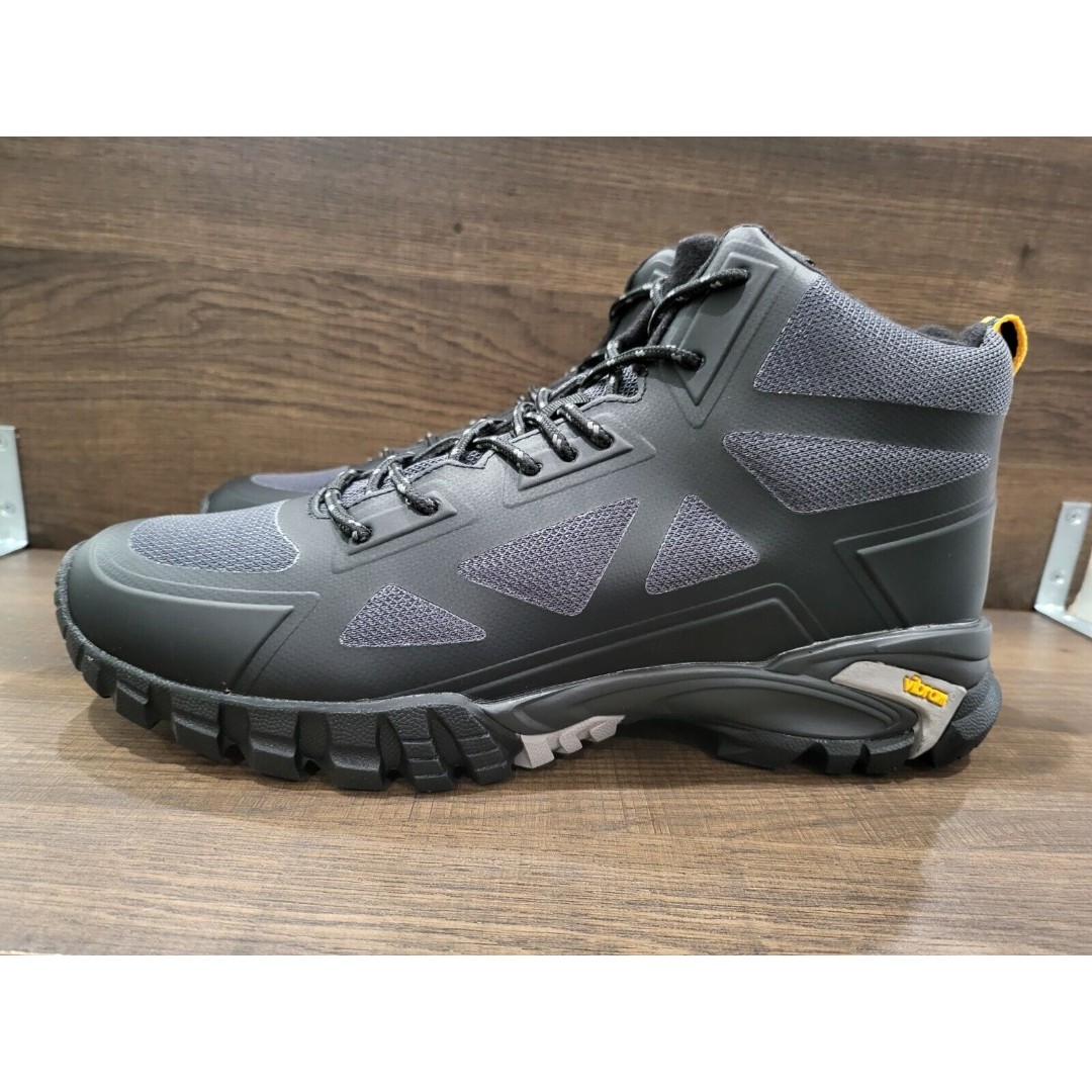 BASS OUTDOOR Men's Vibram Peak Trail II Mid-Top Hiking Boot Black 10M New