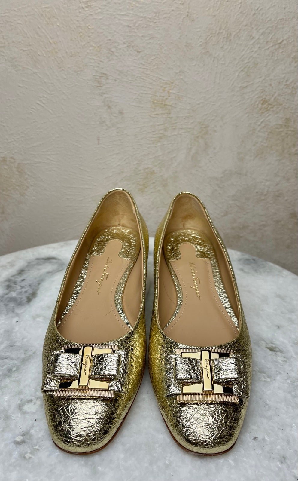 NWT Salvatore Ferragamo Prato Flats