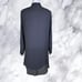 Krisa Drape Button Front Mini - Black
