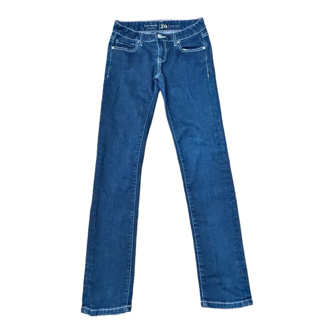 Kate Spade Broome Street Skinny Denim Blue Jeans Dark Rinse Stretch Women’s 26