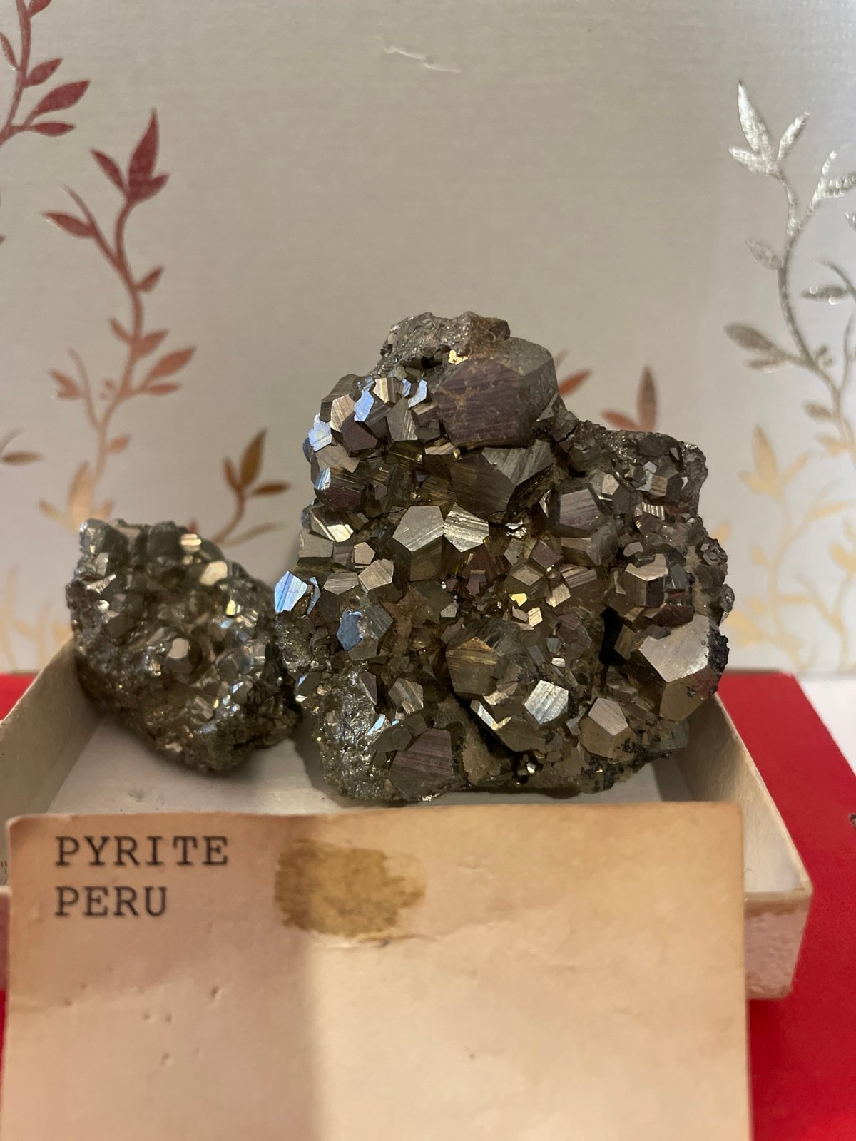 Vintage pyrite from Peru very old
