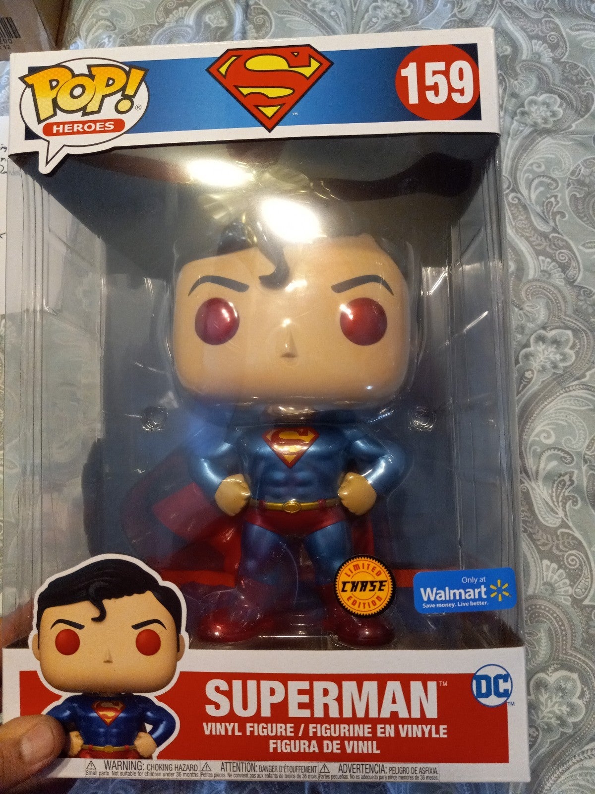 Funko pop 10 Superman(chase)