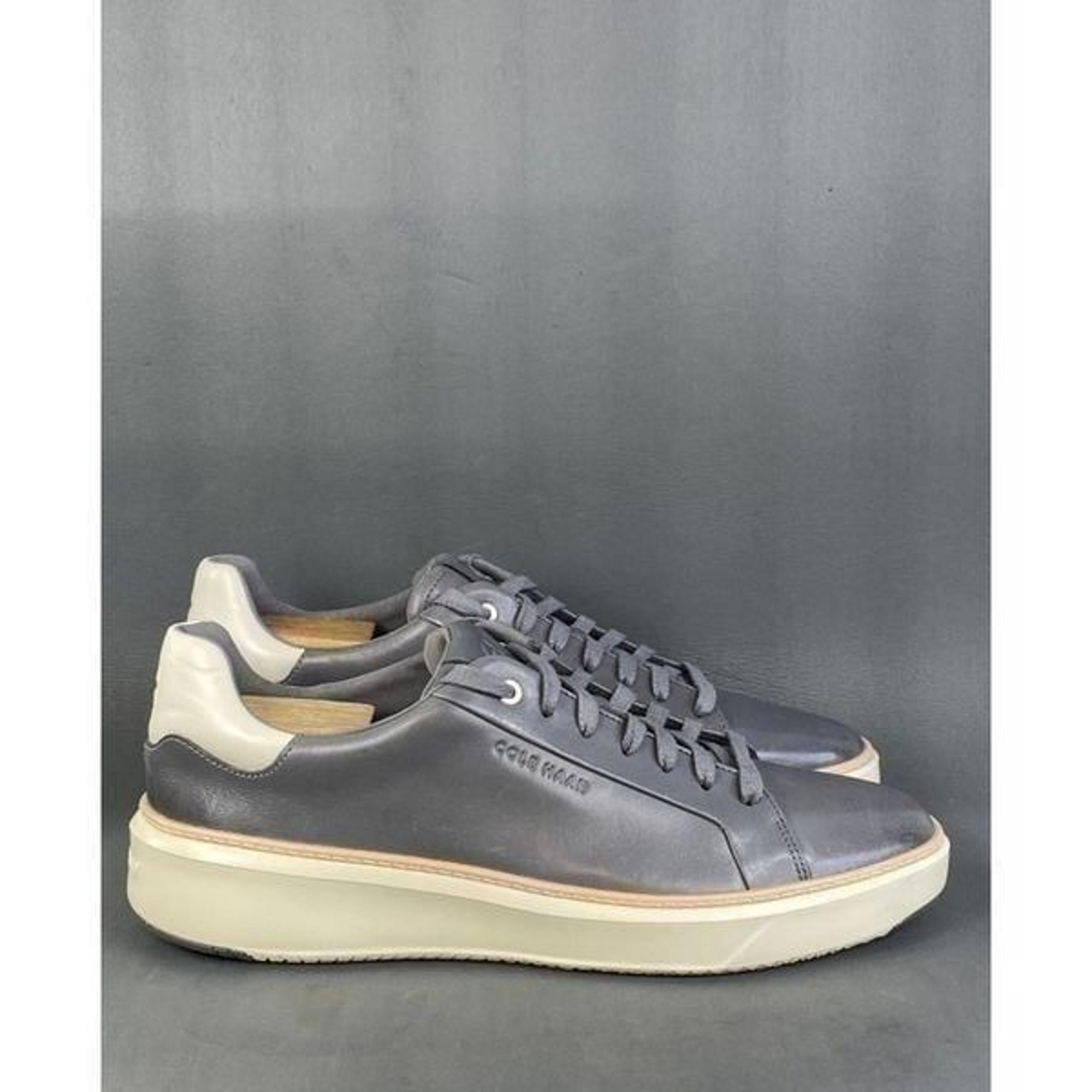 Cole Haan Men's GrandPrø Topspin Leather Sneakers shoes  size  10.5