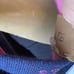 Eliza B. Leather Man Ltd Women's Flamingo Embroidered Navy and Pink Flip Flops 8