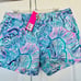 Lilly Pulitzer Women Callahan Stretch Short Bermuda Blue Fishful Thinking 8 nwt