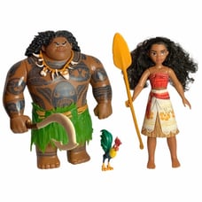 Disney Moana Maui, Moana, & Hei Hei Fig