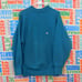 Vintage 90s Champion Reverse Weave Sweatshirt Size XL Crewneck Blue Green