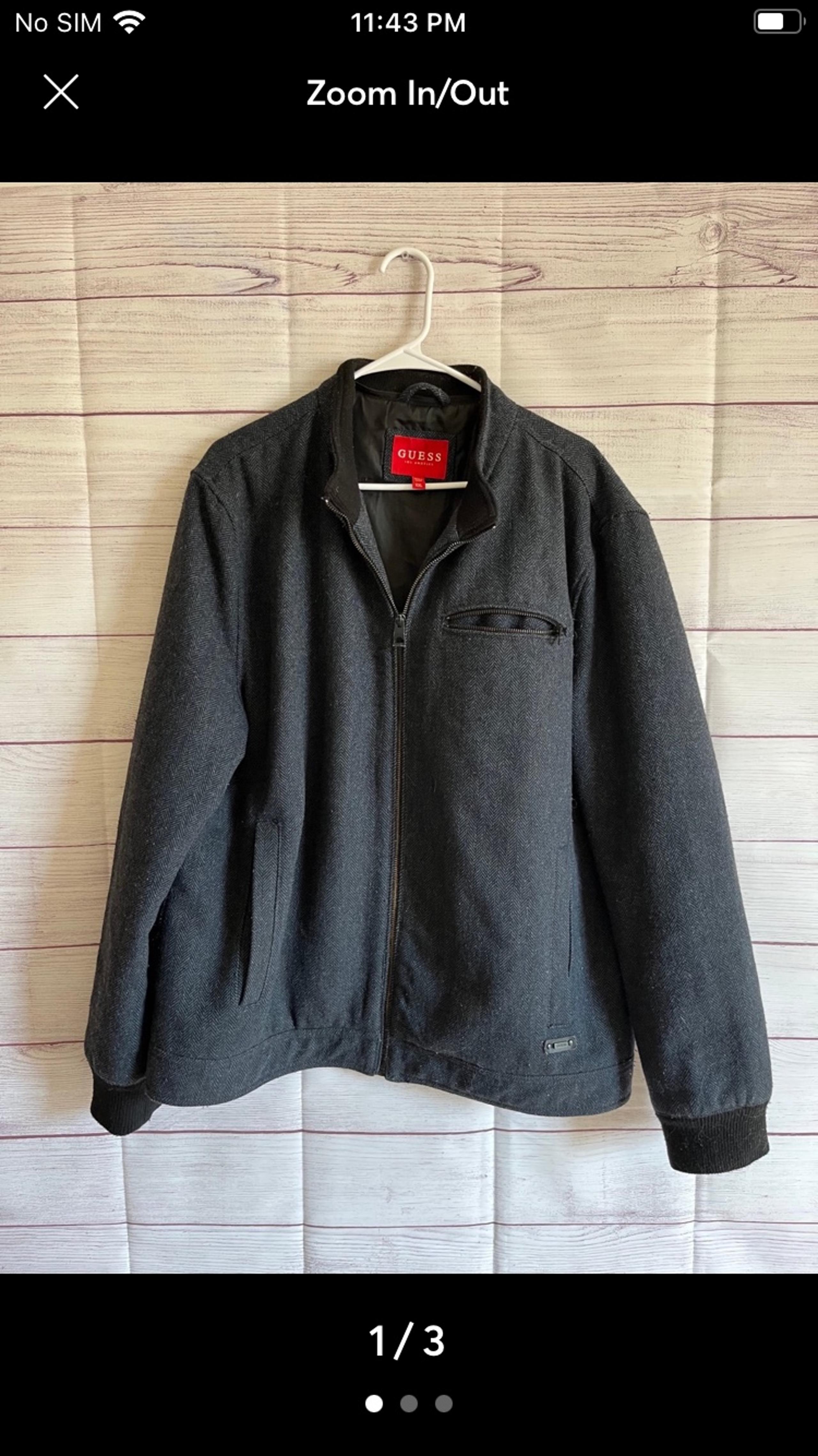 Men’s GUESS bomber jacket XL