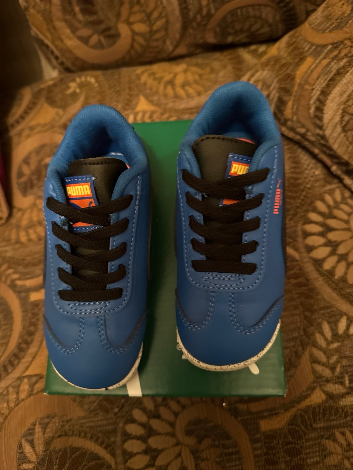 Kids blue/black puma